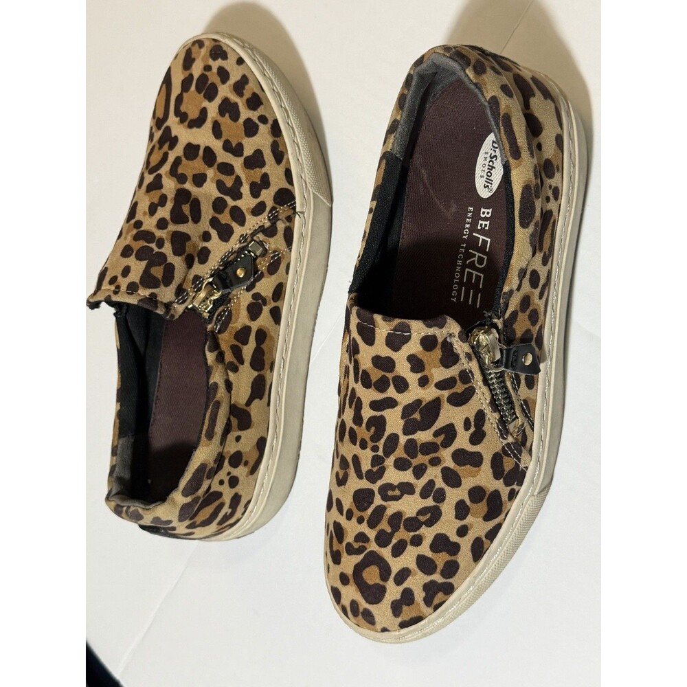 Dr. Scholl’s Be Free Leopard Print Slip On Sneakers Women’s Size 6.5 Memory Foam - Picture 7 of 7